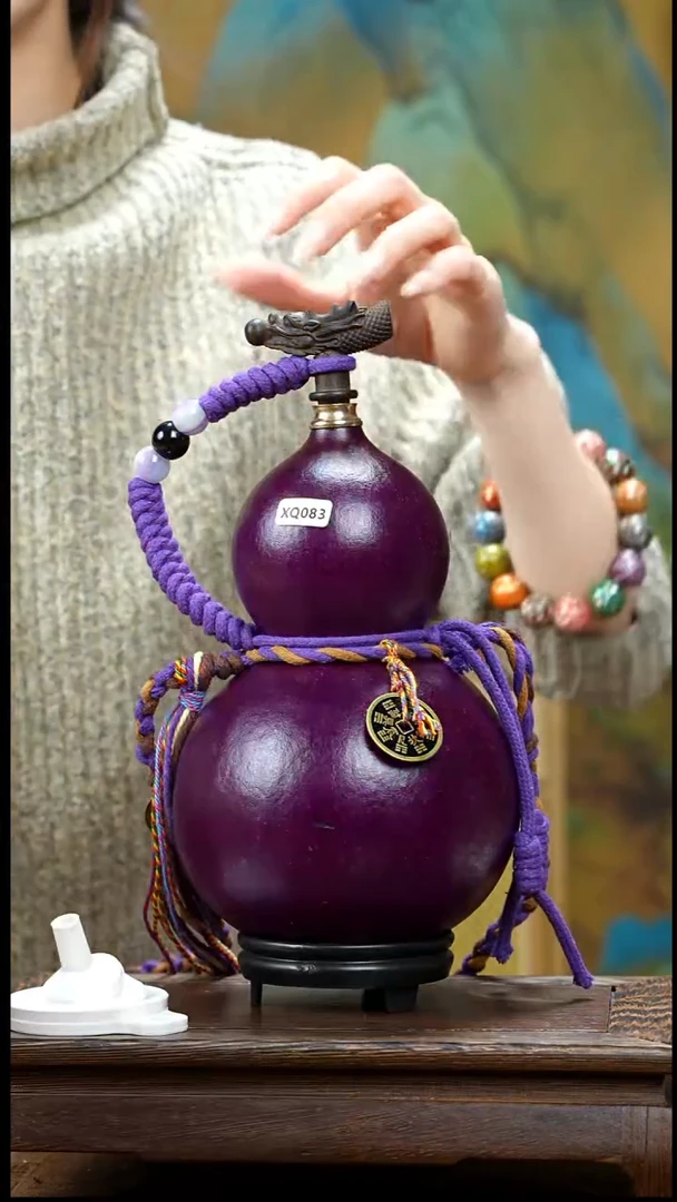 后****CXQ083大漆酒葫芦(微瑕款-不退换)