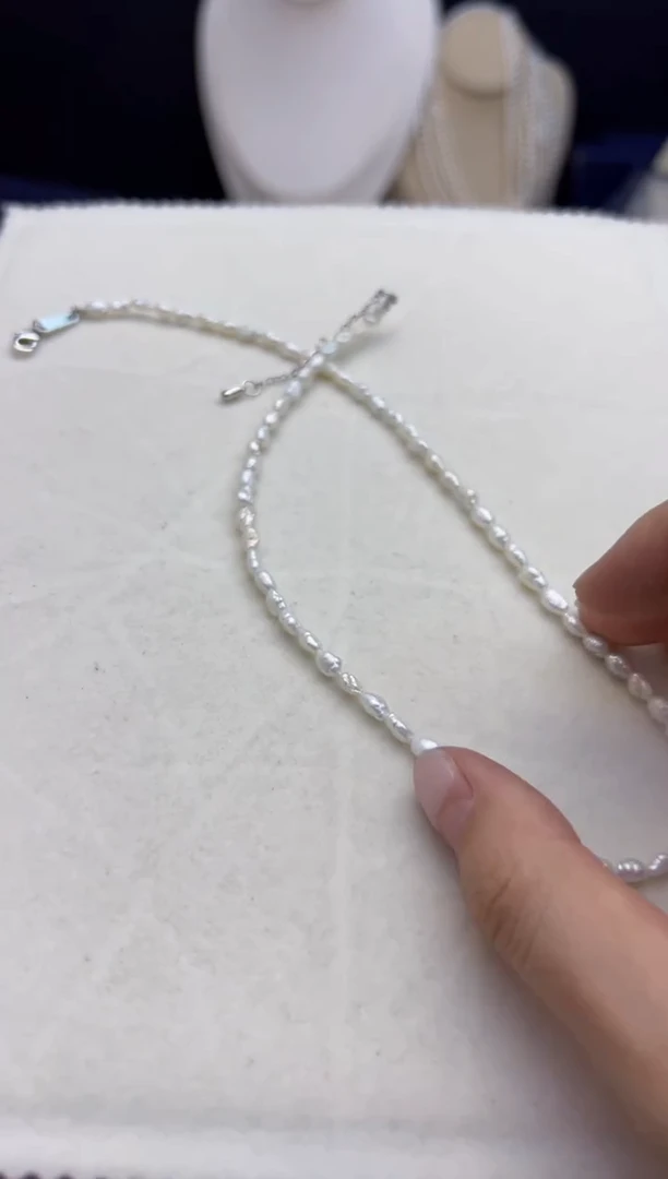 【闪购商品】淡水珍珠118未镶嵌项链