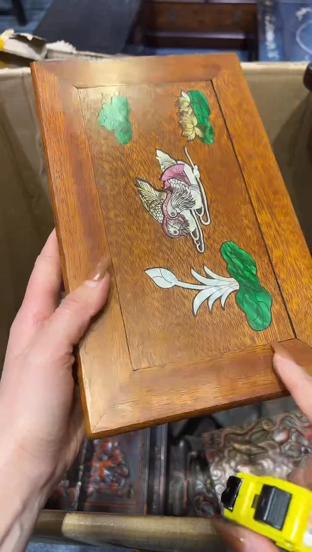 木紫檀雕刻一物一拍