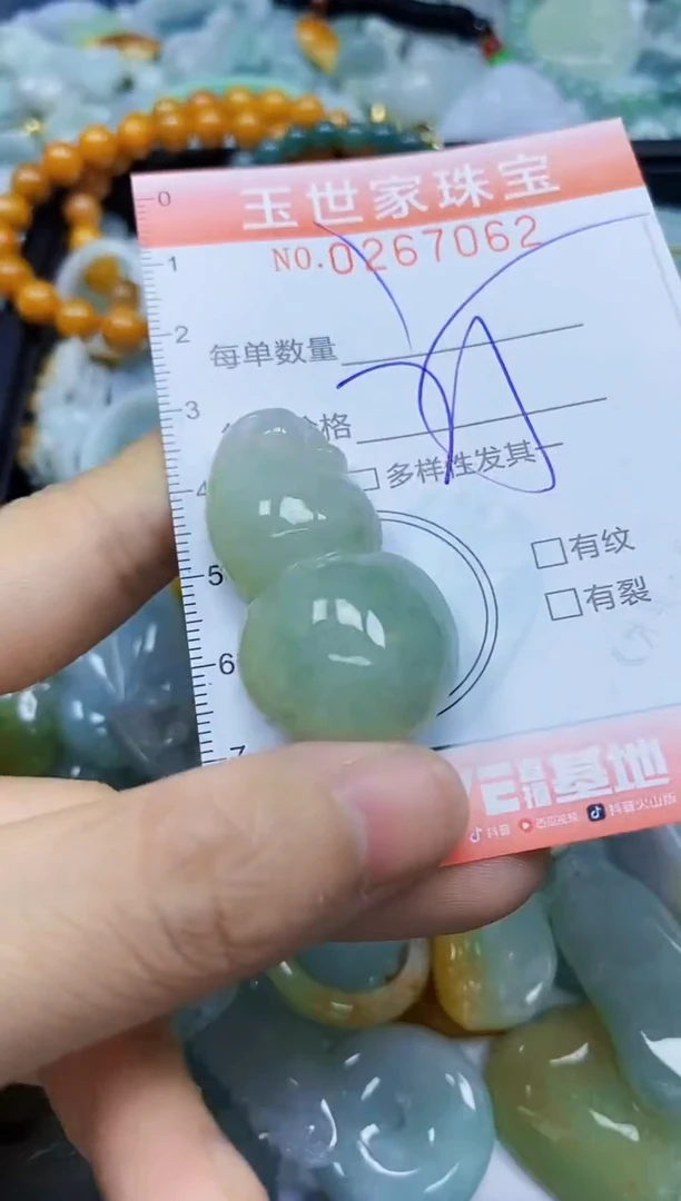 翡翠未镶嵌颈饰闪购0267062