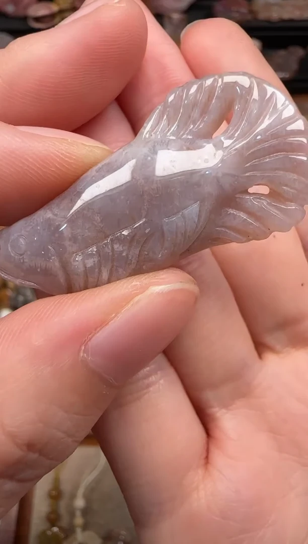 硅化珊瑚（珊瑚玉）未镶嵌颈饰153