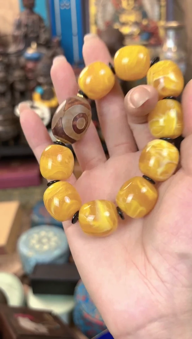 【闪购商品】蜜蜡手链未镶嵌【闪购商品闪购商品】
