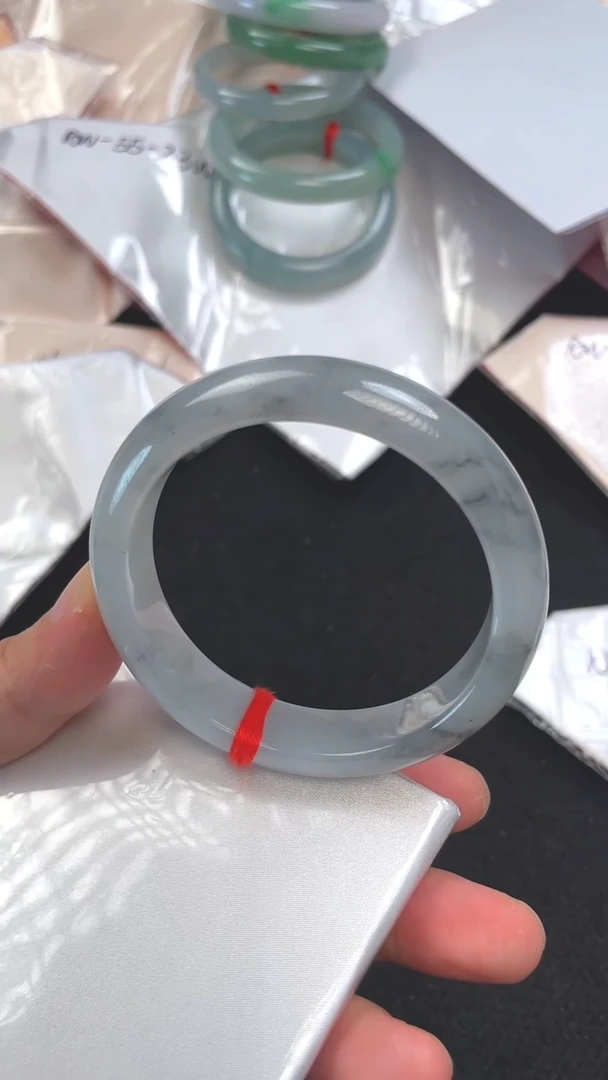 翡翠手镯未镶嵌56.3#正圈/平/3