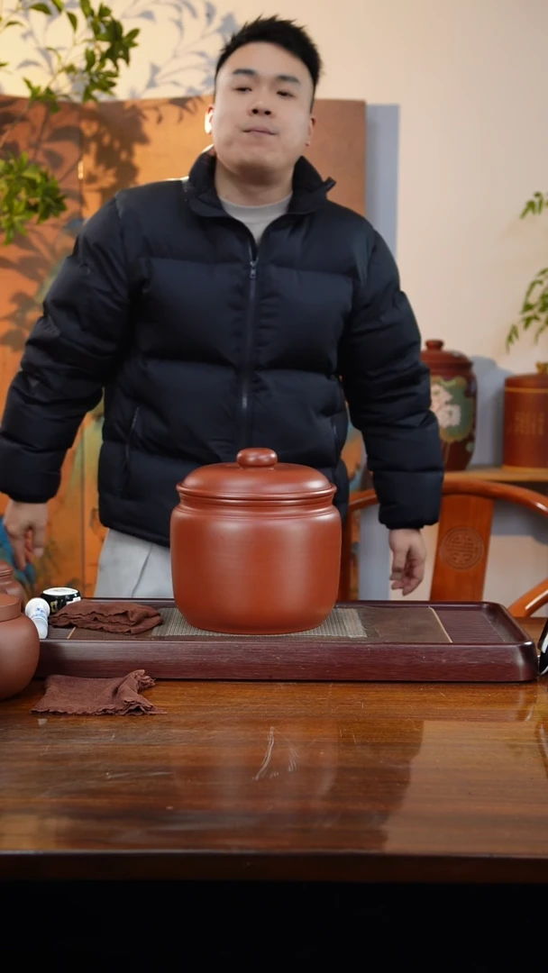 宜兴原矿紫砂茶叶罐