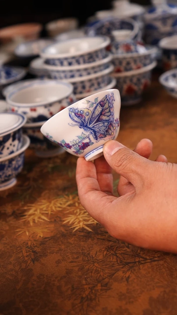 景德镇手工手绘茶器-58