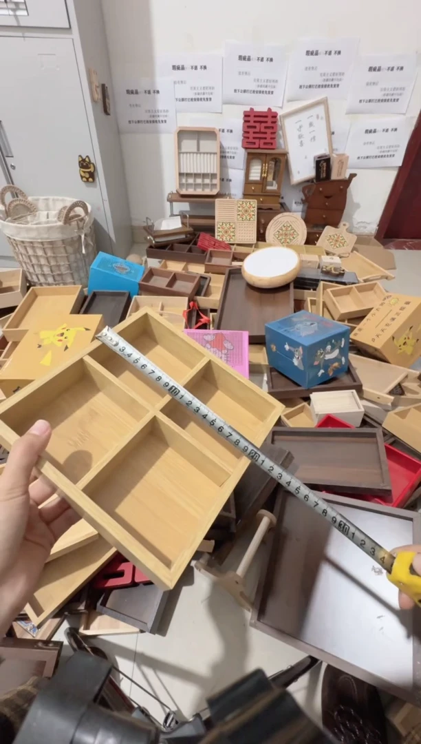 科技木原木色四宫格微瑕疵拍下，不退不换