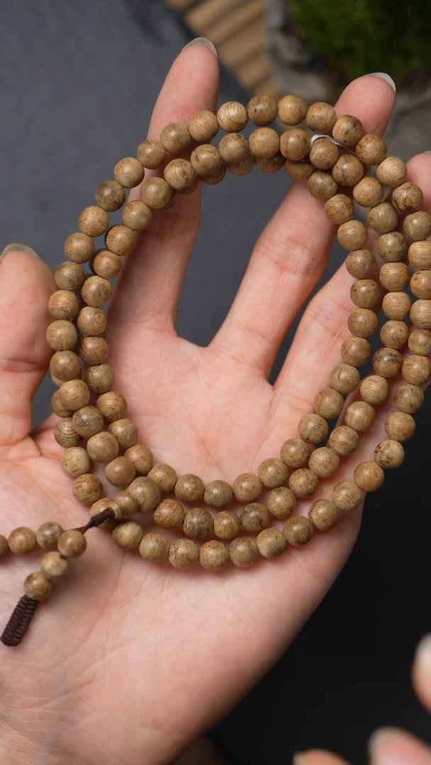 沉香手串L1109-10达拉干软丝蛇皮纹0.75/15g
