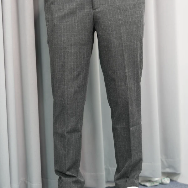 K8911#锥形裤长裤保暖格子商务休闲西裤西装裤夏季韩版垂感休闲裤