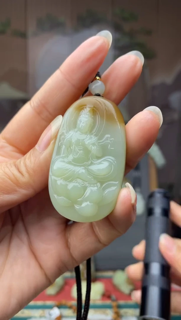 颈饰未镶嵌和田玉拍一发一