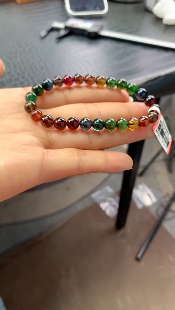 未镶嵌手串碧玺多样性发一条