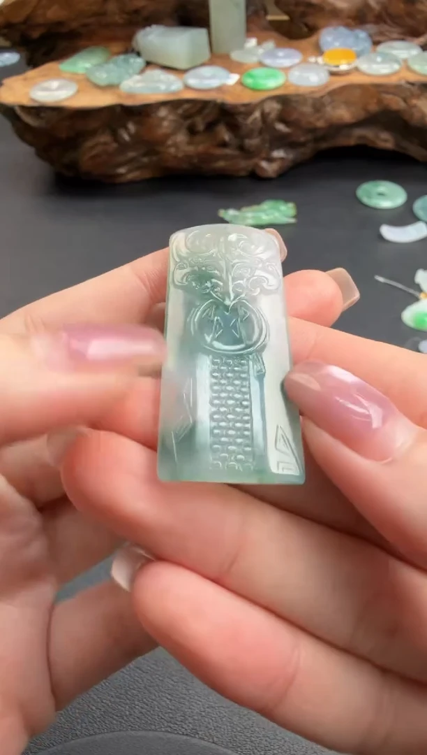 吊坠(不含链)未镶嵌翡翠翡翠饰品-103