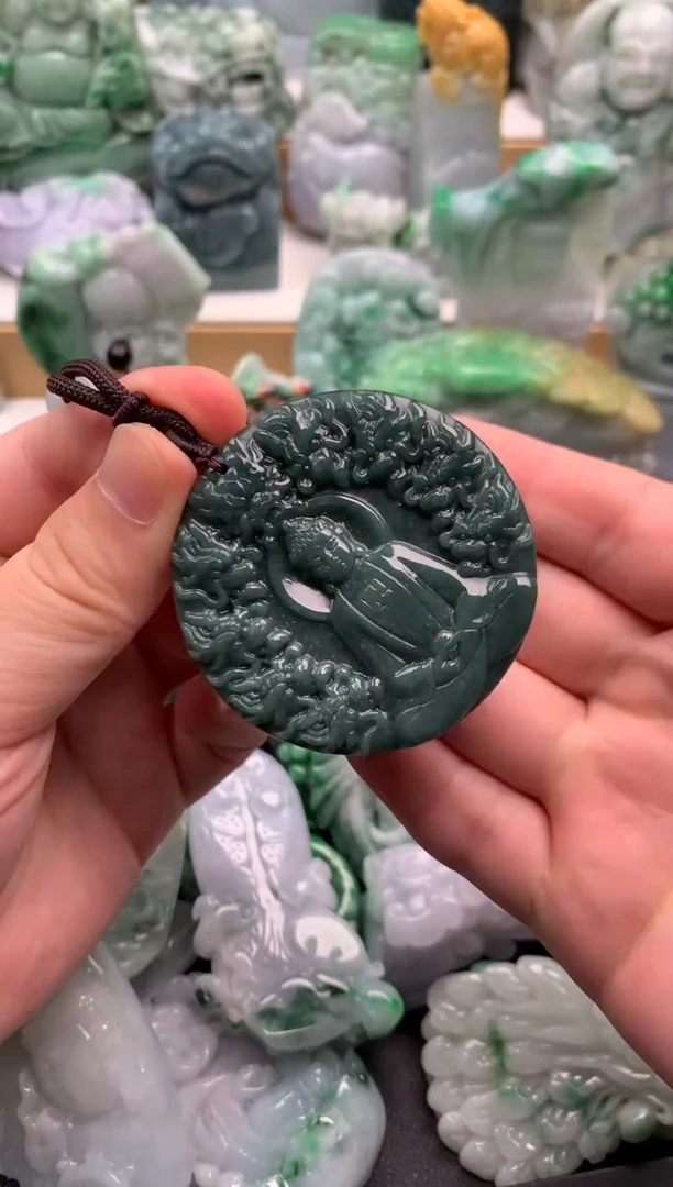 吊坠(不含链)未镶嵌翡翠1