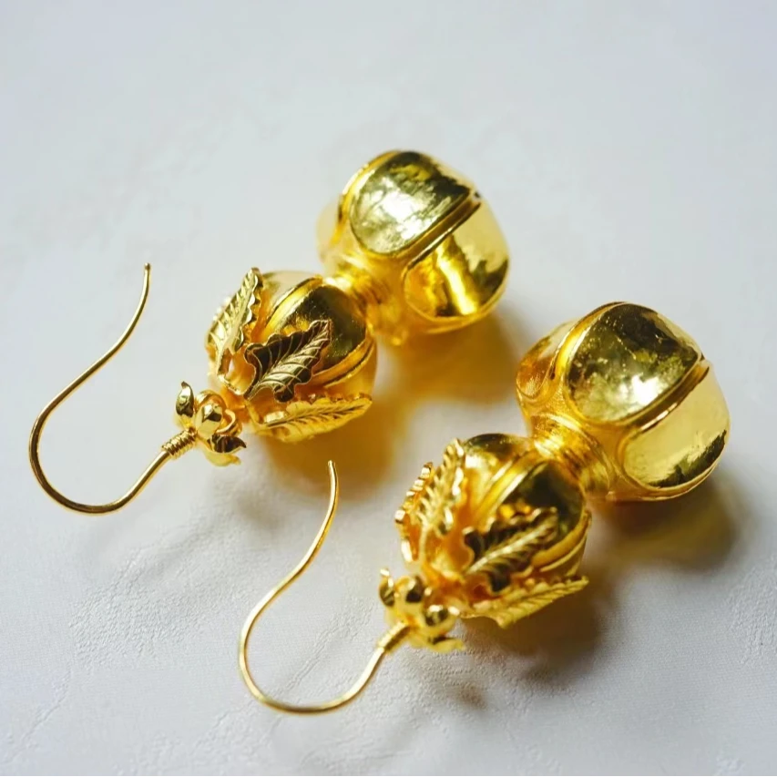 在忆 925银耳饰 葫芦耳环