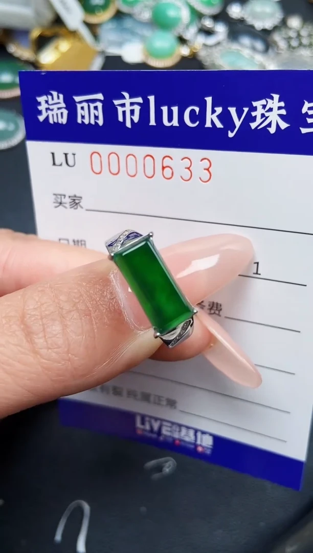 【闪购商品】翡翠颈饰银S925镶嵌0633