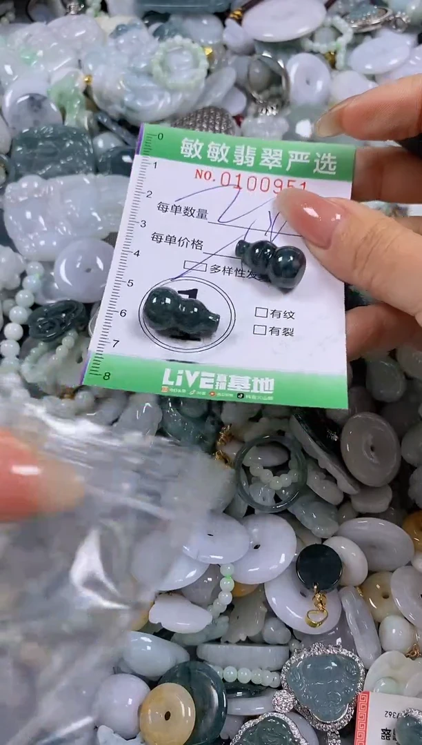 【闪购商品】翡翠颈饰未镶嵌闪购0100951多样性发其一