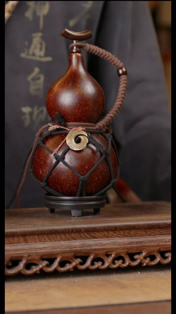 119号精品天然大漆酒葫芦一物一拍~