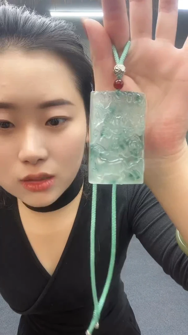 蓝花龙牌吊坠多样性发货一件