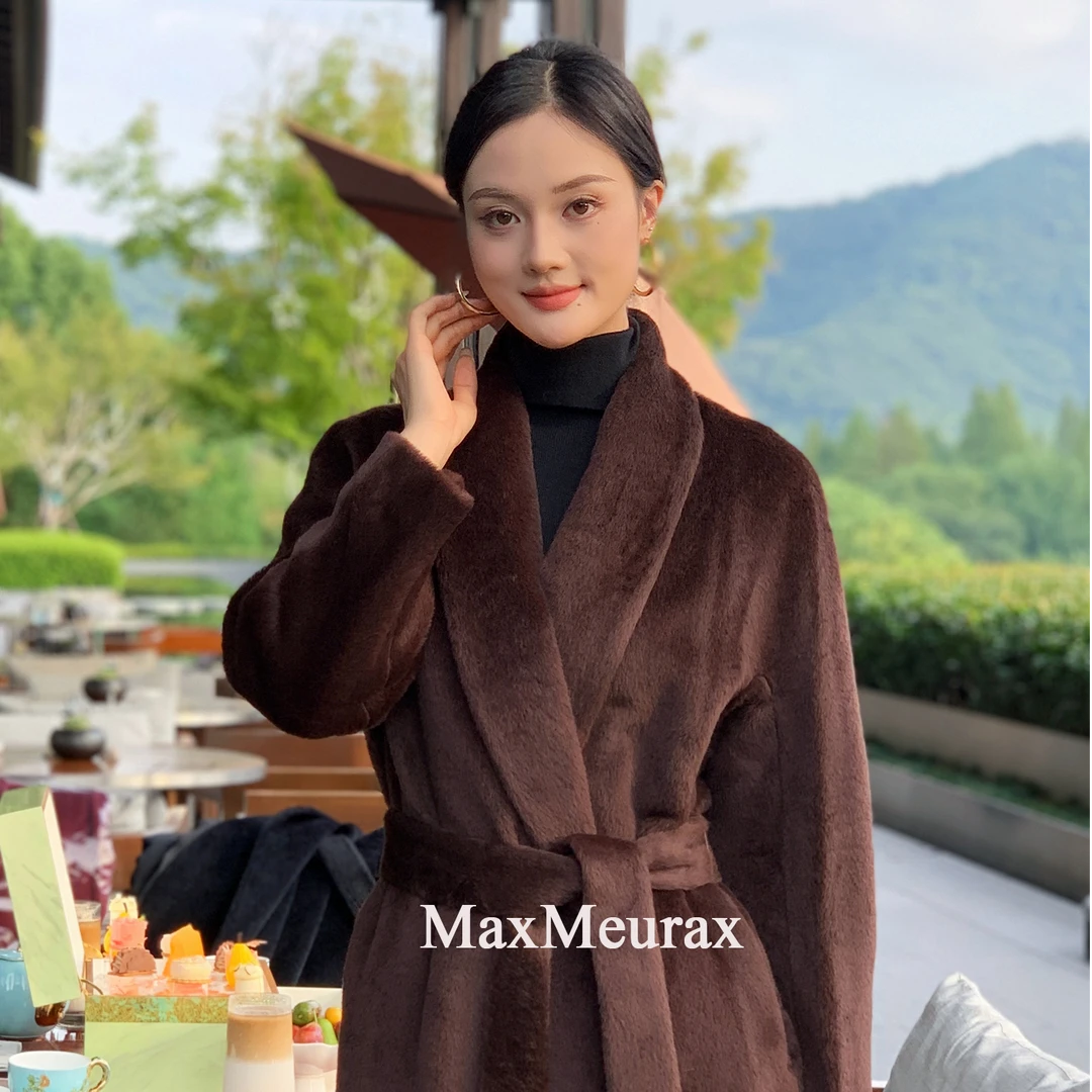 叶老板意大利标奢品【皇室婴驼】羊驼浴袍款大衣ROW外套比苏力高级