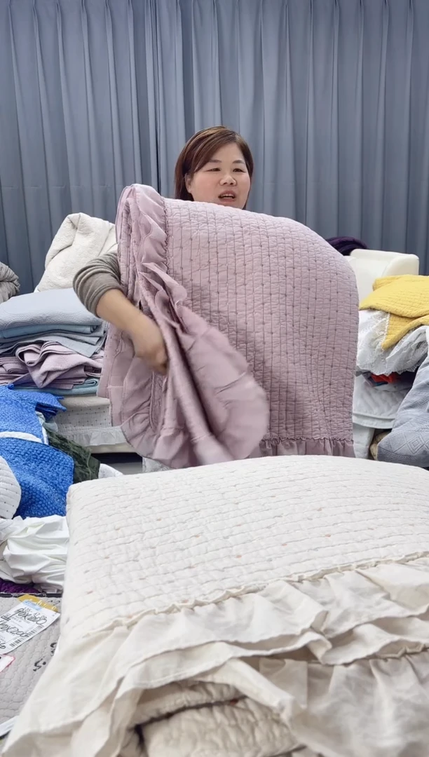 棉香芋米粒绣2.5*2.6纯棉