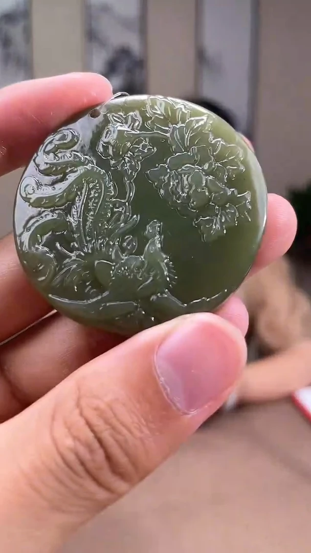 和田玉未镶嵌颈饰多样性拍一发一090003