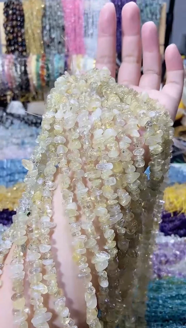 未镶嵌珠宝半成品水晶金发晶