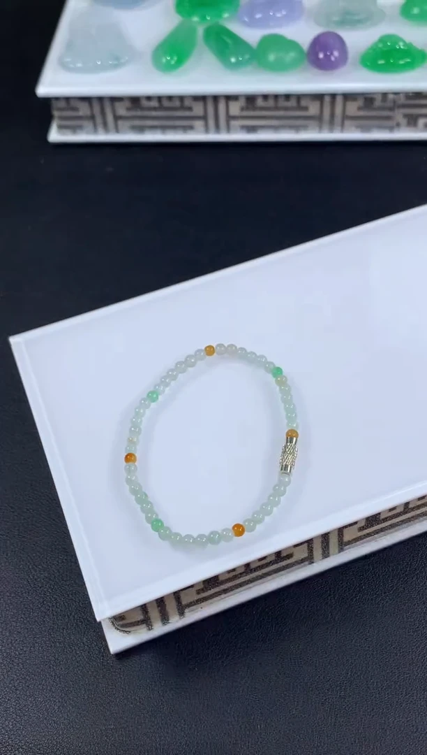 未镶嵌手链翡翠翡翠