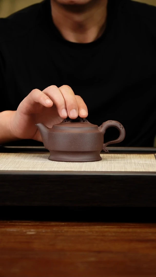 茶壶紫砂四底磐石