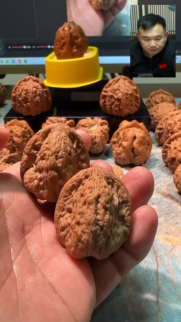 吊坠文玩核桃方魔瞳40