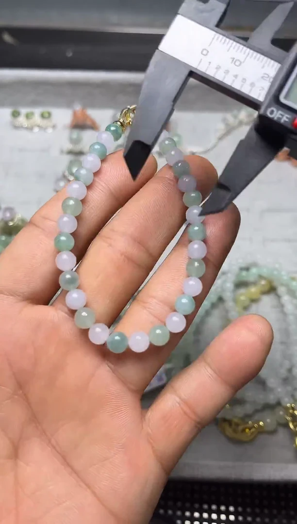 未镶嵌定制翡翠手串