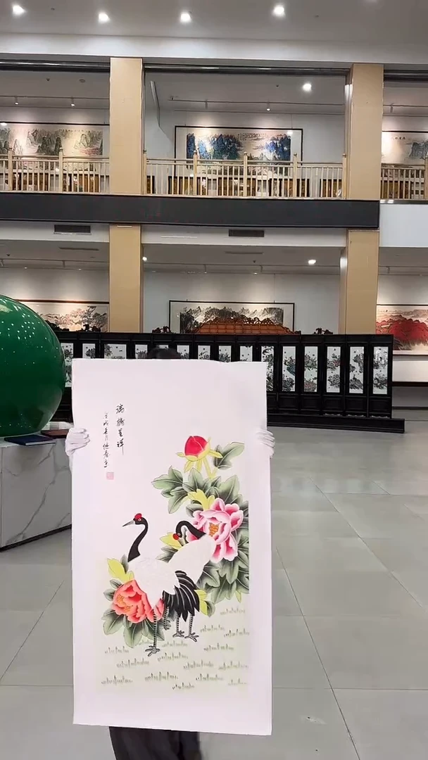 国画19国立书画艺术馆张继春老师作品