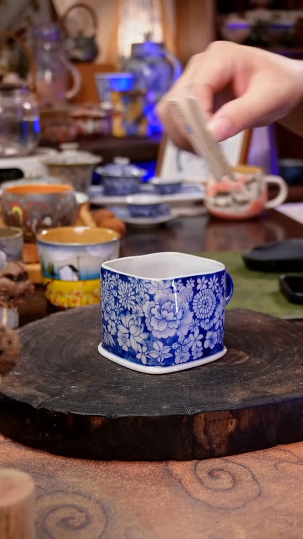 杯子万花手工手绘手工手绘
