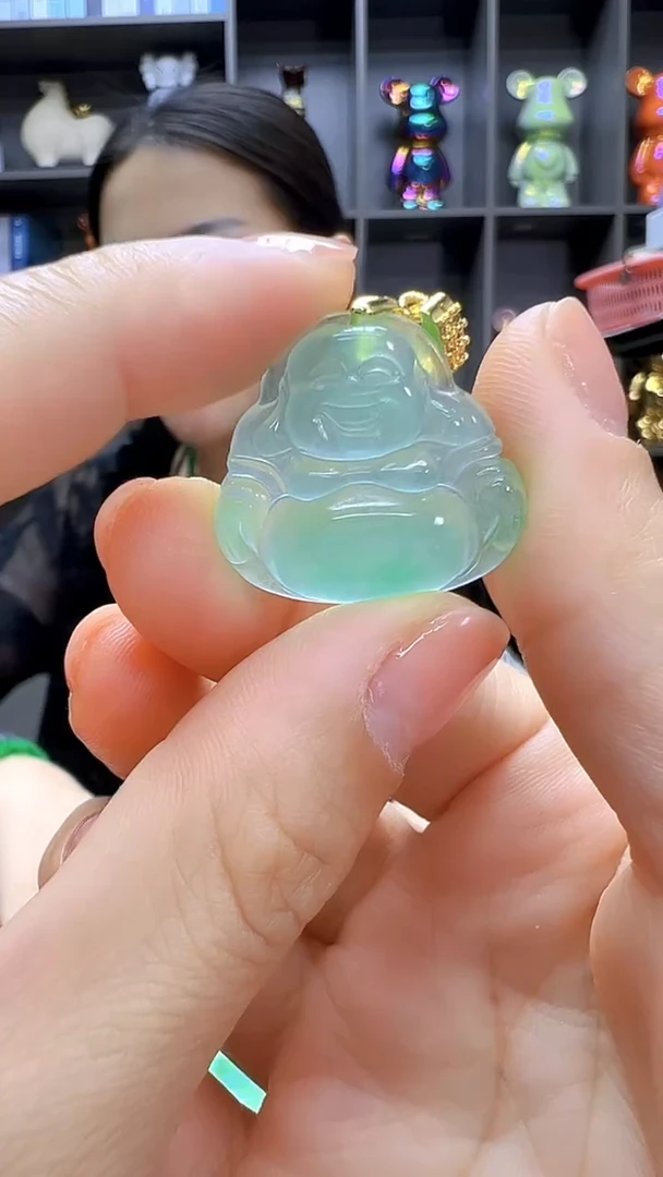 翡翠14K金镶嵌颈饰丹丹diy劲饰