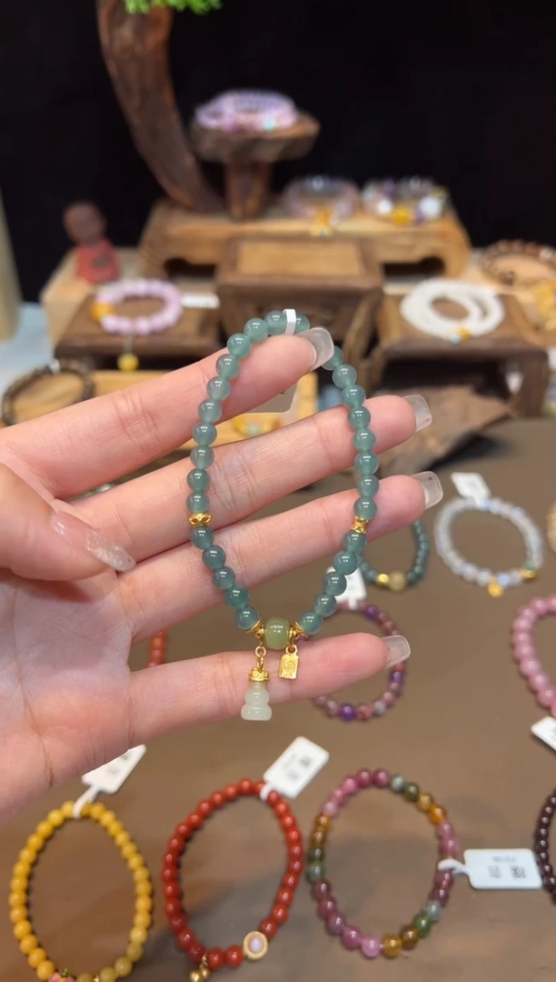 【闪购商品】翡翠手链未镶嵌手饰@@A5275