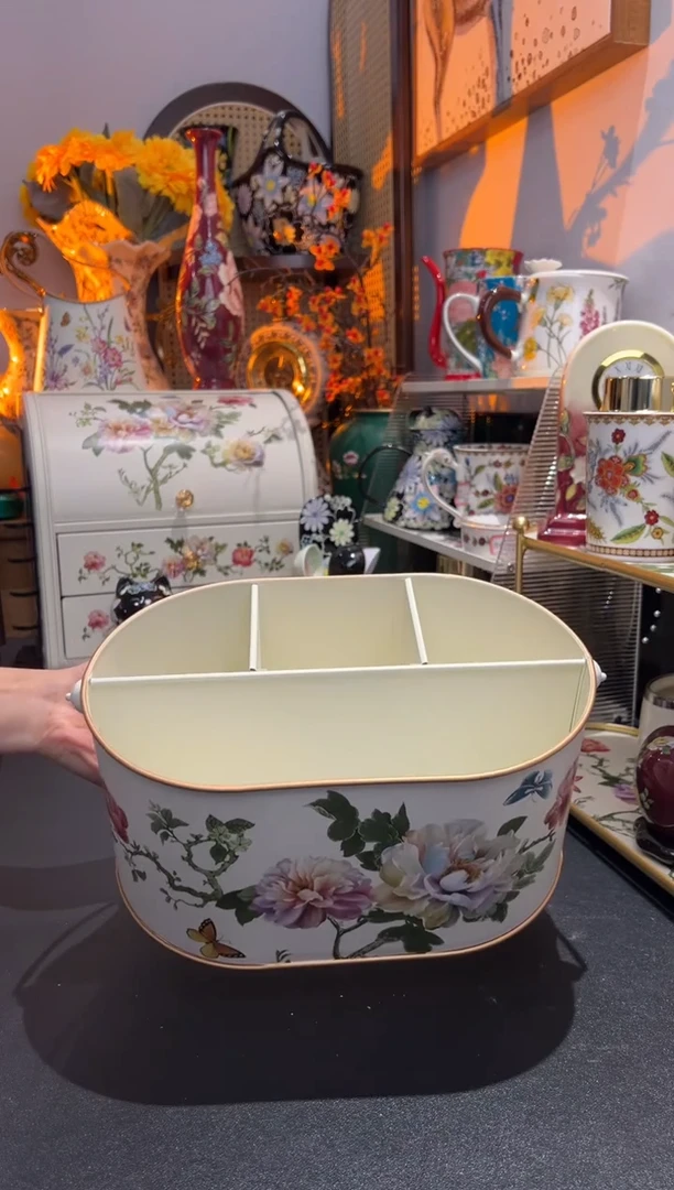 外贸陶瓷家居百货-铁艺工具箱