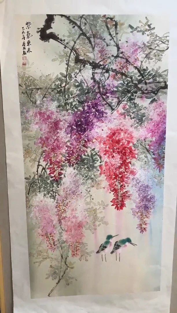 国画国画L 国画李庆友大易美术馆本人作品36