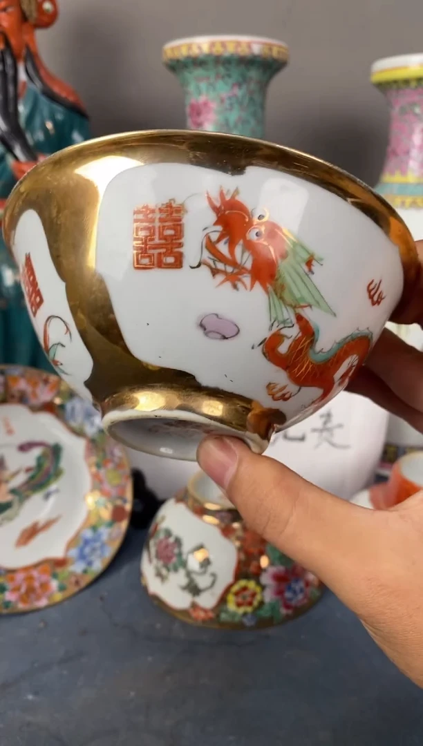 摆件陶567老厂瓷微瑕慎拍（已开价）