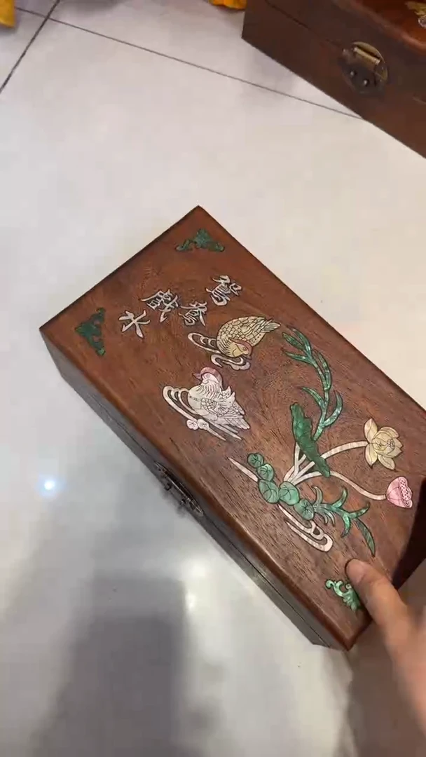 【闪购商品】木鸳鸯戏水 首饰盒