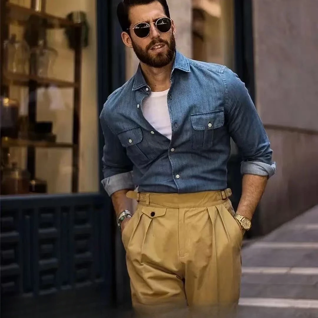 2025夏季/15802新款时尚潮流百搭polo衫短袖 男女同款