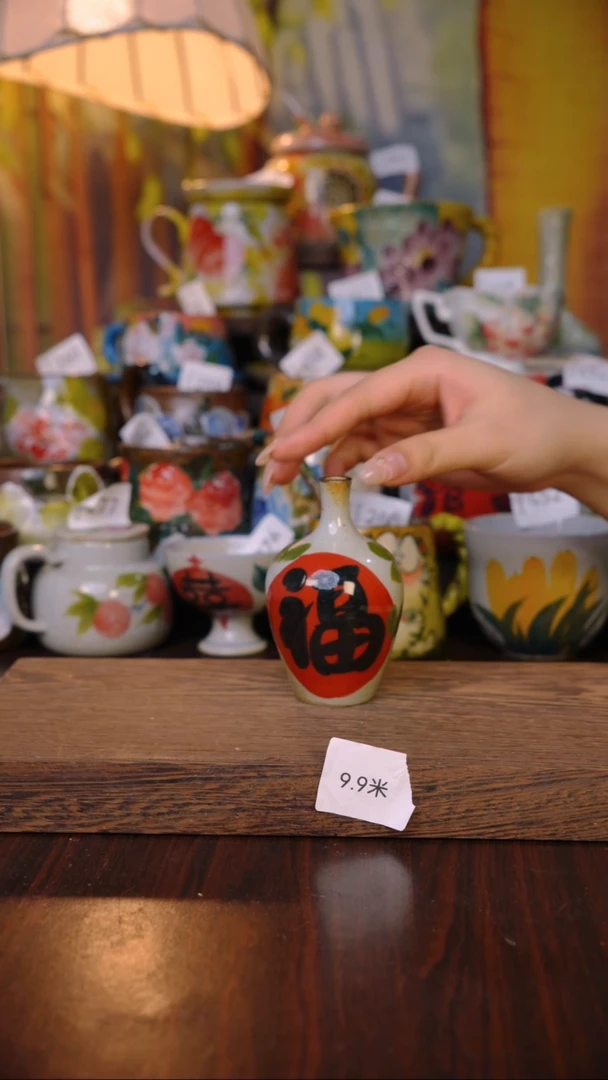 摆件泥垚手作 景德镇手工手绘器物