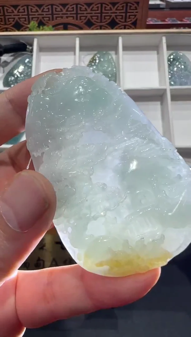 未镶嵌挂件翡翠A货翡翠多样性孤品