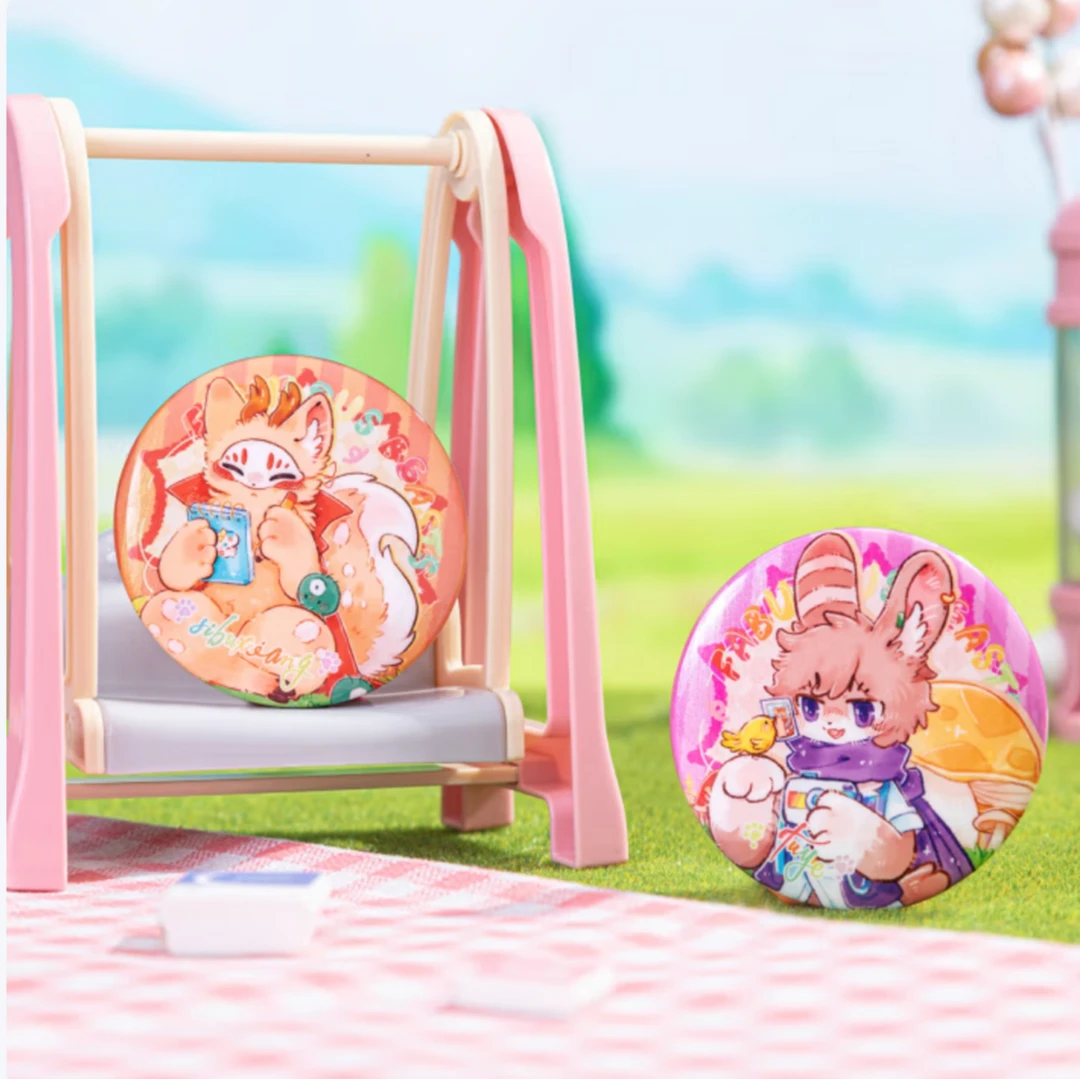 有兽焉彩云山系列漫画周边官方正版吧唧立牌盲盒