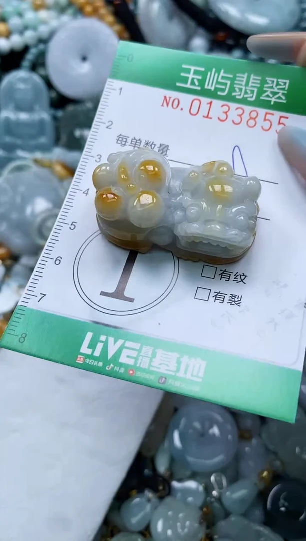 翡翠未镶嵌颈饰闪购0133855