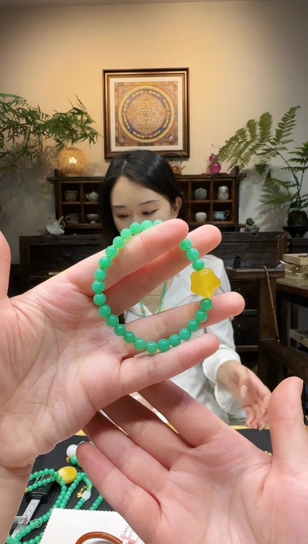 未镶嵌手链石英质玉手链