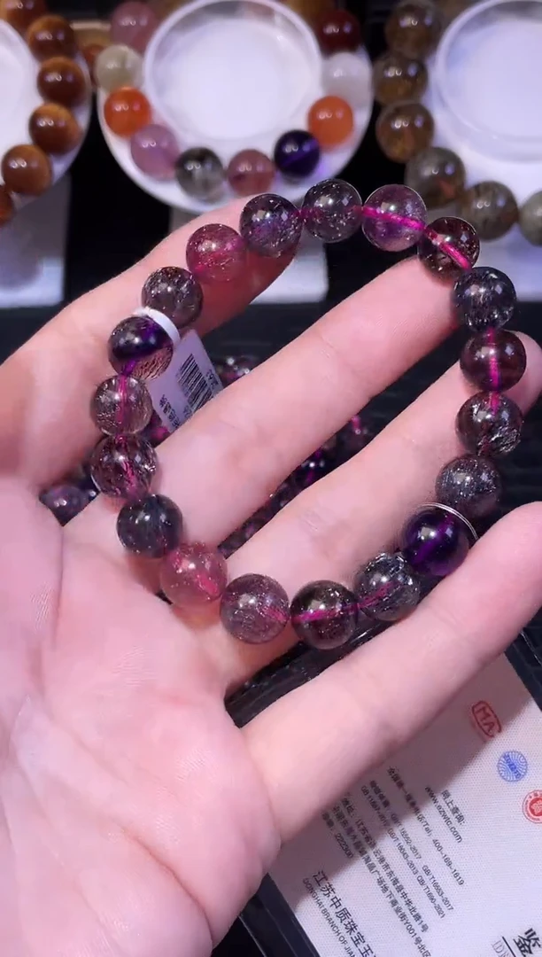 未镶嵌手链水晶用****离超七单圈手链A10