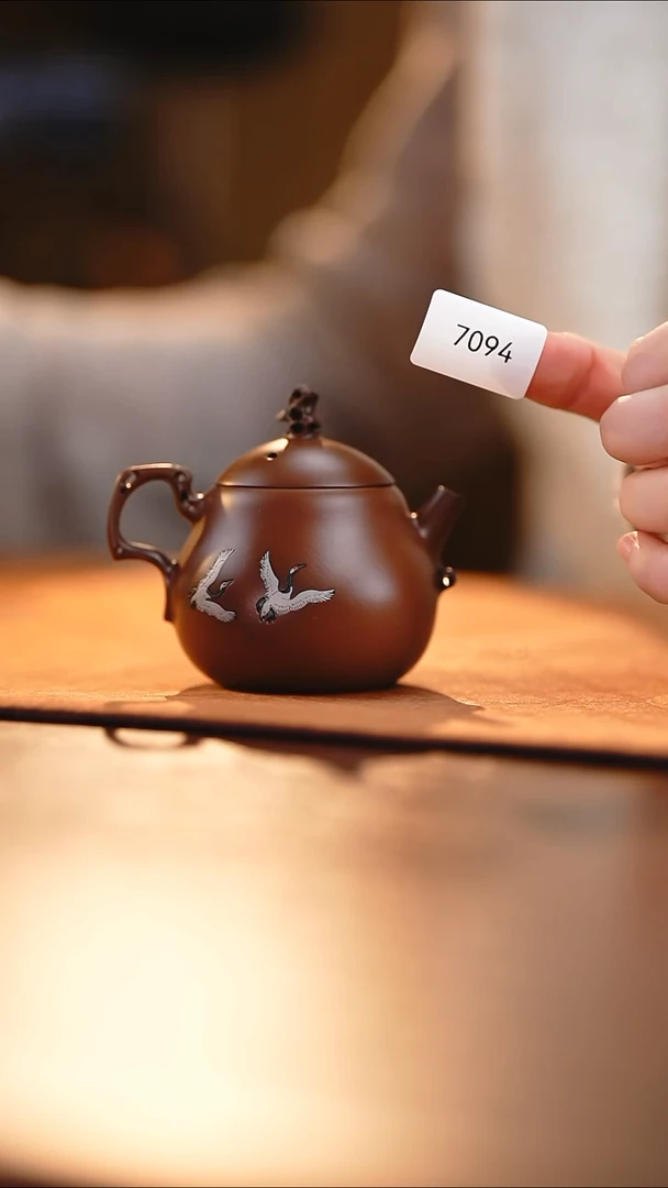 雲梦茶器紫陶茶壶7094
