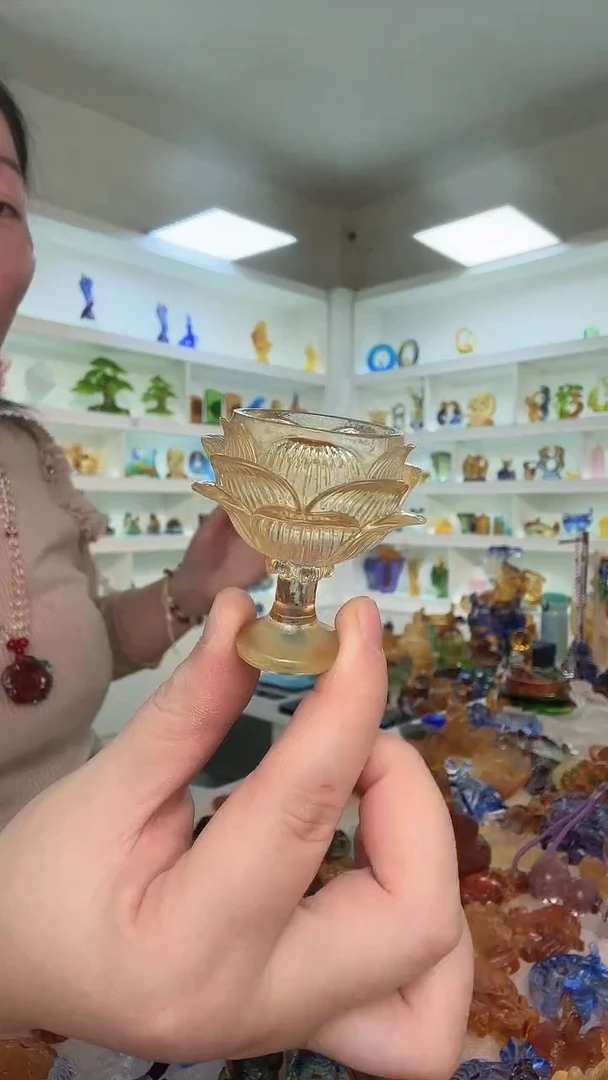 手工艺品琉璃两个
