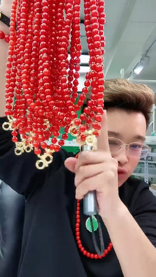 【闪购商品】翡翠颈饰14K金镶嵌D230万能链