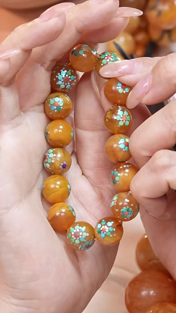 蜜蜡颈饰未镶嵌7191天然蜜蜡珠宝奇石云端妖孽全部保真