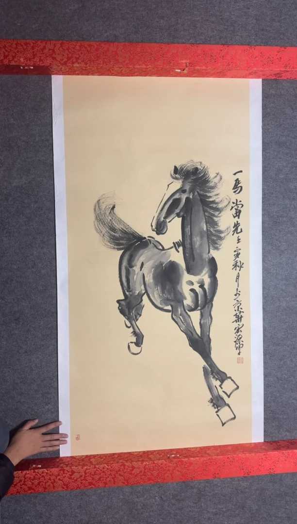 国画手绘8平尺左右