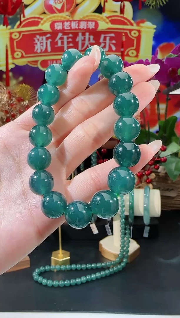 【闪购商品】翡翠手串未镶嵌手串多样性发一